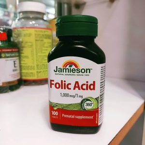 قرص فولیک اسید جمیسون 1000 میکروگرم 100 عدد