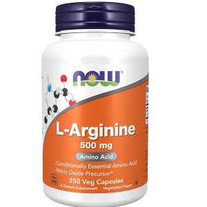 آرژنین ناو 500 میلی گرم 250 کپسول Now Foods L-Arginine