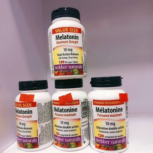 ملاتونین وبر نچرالز 10 میلی گرم 120 عدد Webber Naturals Melatonin