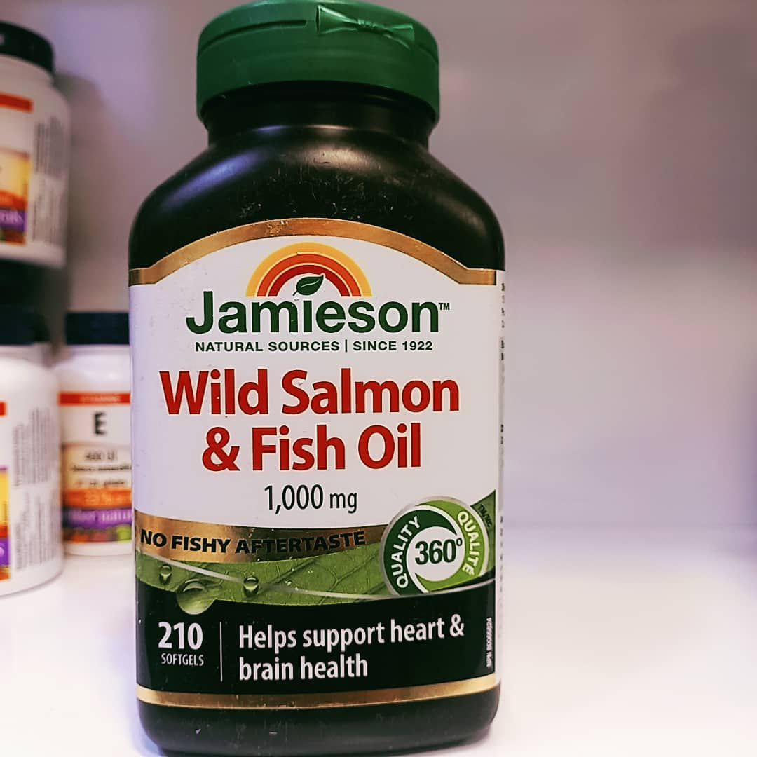 کپسول سالمون وحشی و روغن ماهی جمیسون 1000 میلی گرم 210 عدد