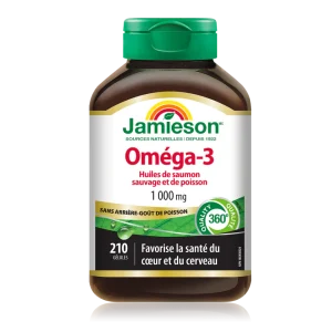 کپسول سالمون وحشی و روغن ماهی جمیسون 1000 میلی گرم 210 عدد