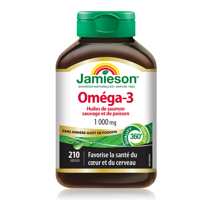 کپسول سالمون وحشی و روغن ماهی جمیسون 1000 میلی گرم 210 عدد