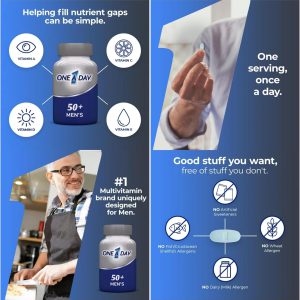 مولتی ویتامین مردانه وان ا دی 300 عدد One A Day Men’s 50 Plus