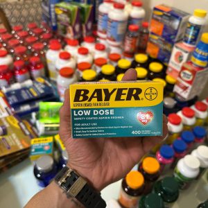 قرص آسپرین دوز پایین بایر 81 میلی گرم 400 عدد Bayer Low Dose Aspirin