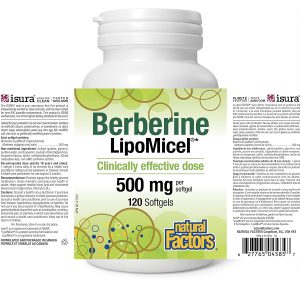 بربرین لیپو‌مایسل Berberine LipoMicel 500mg