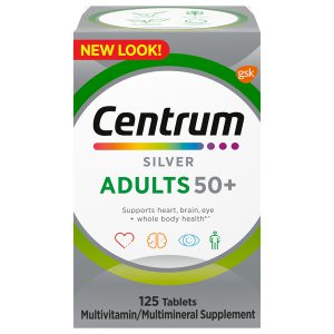 مولتی ویتامین بزرگسالان سنتروم 125 عدد Centrum Silver Adults 50 PLUS