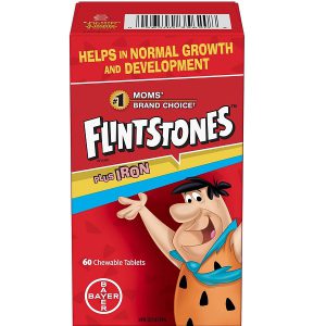 مولتی ویتامین کودکانه فلینت‌استونز حاوی آهن FLINTSTONES Plus Iron