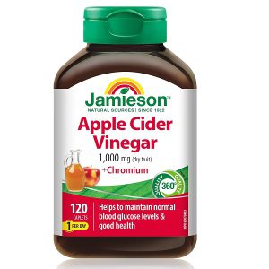 سرکه سیب جمیسون 1000 میلی گرم 120 عدد حاوی کرومیوم