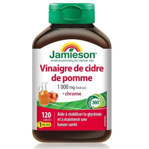 سرکه سیب جمیسون 1000 میلی گرم 120 عدد حاوی کرومیوم