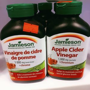 سرکه سیب جمیسون 1000 میلی گرم 120 عدد حاوی کرومیوم