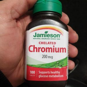 قرص کرومیوم جمیسون 200 میکروگرم 100 عدد Jamieson Chromium