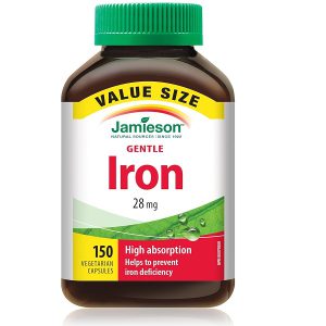 کپسول آهن جمیسون 150 عدد Jamieson High Absorption Gentle Iron