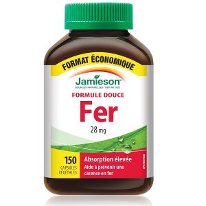 کپسول آهن جمیسون 150 عدد Jamieson High Absorption Gentle Iron