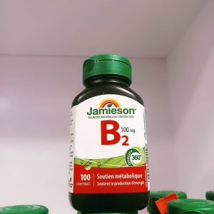 قرص ویتامین ب 2 جمیسون 100 میلی گرم 100 عدد Jamieson Vitamin B2