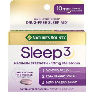 ملاتونین نیچرز بونتی اسلیپ تری 30 عدد Nature's Bounty Sleep3