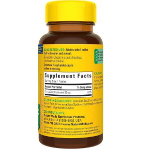 قرص زینک نیچرمید 30 میلی گرم 100 عدد