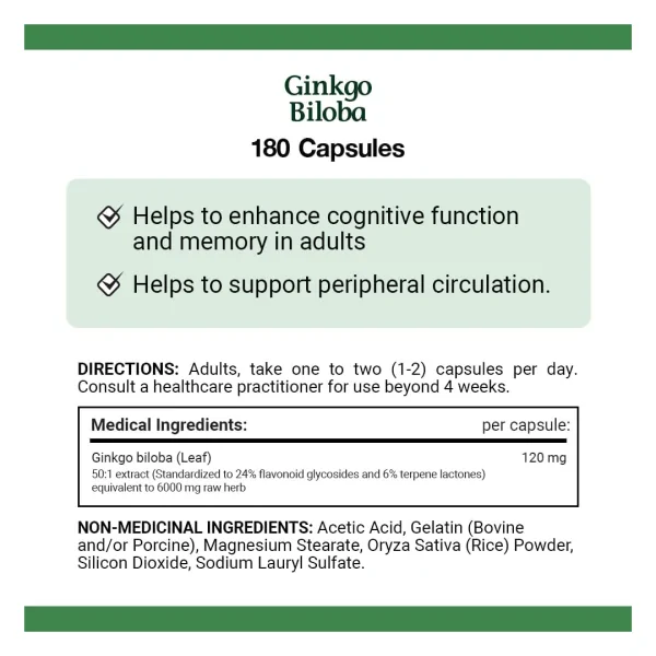 جینکو بیلوبا نیچرز بونتی 120 میلی گرم 180 عدد