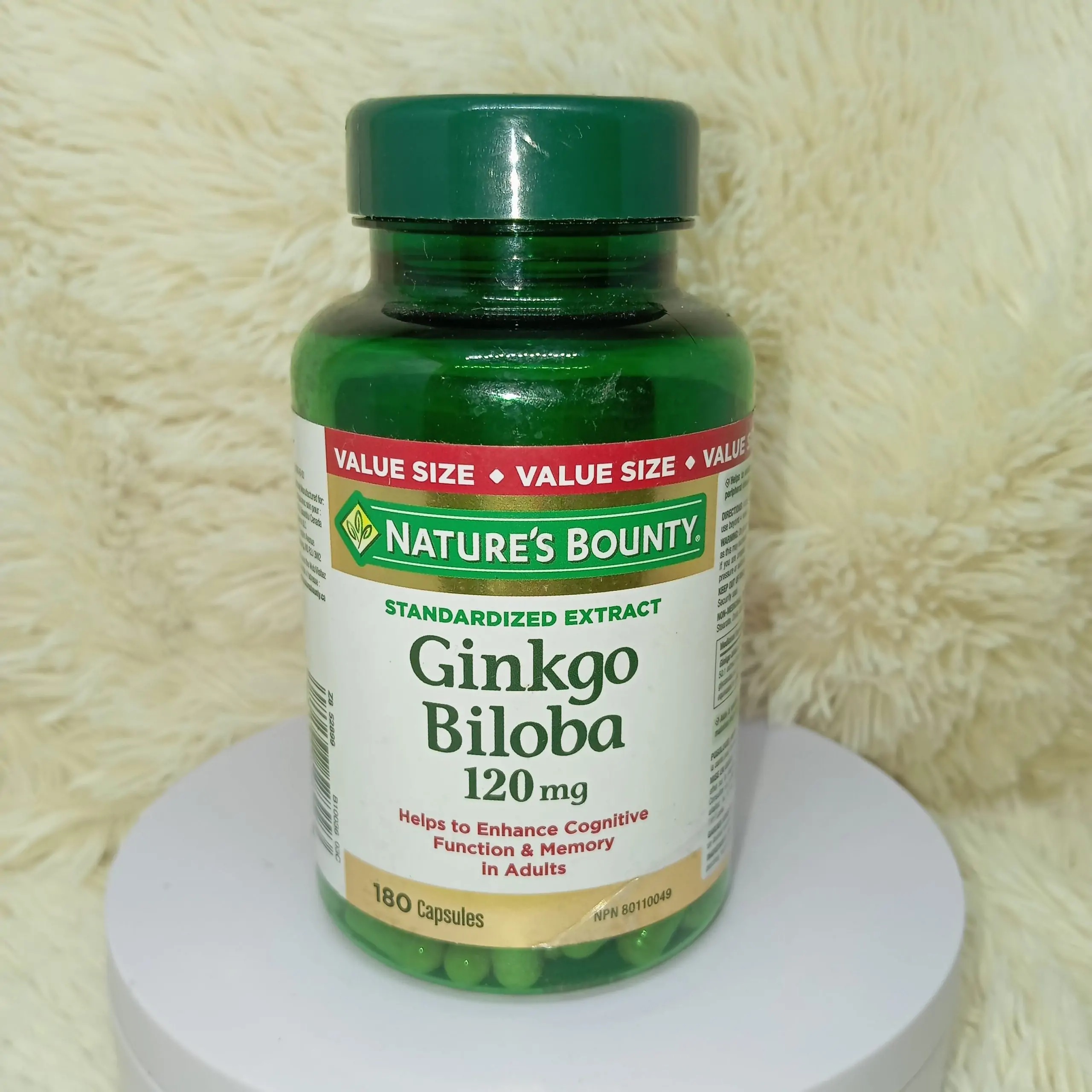 جینکو بیلوبا نیچرز بونتی 120 میلی گرم 180 عدد