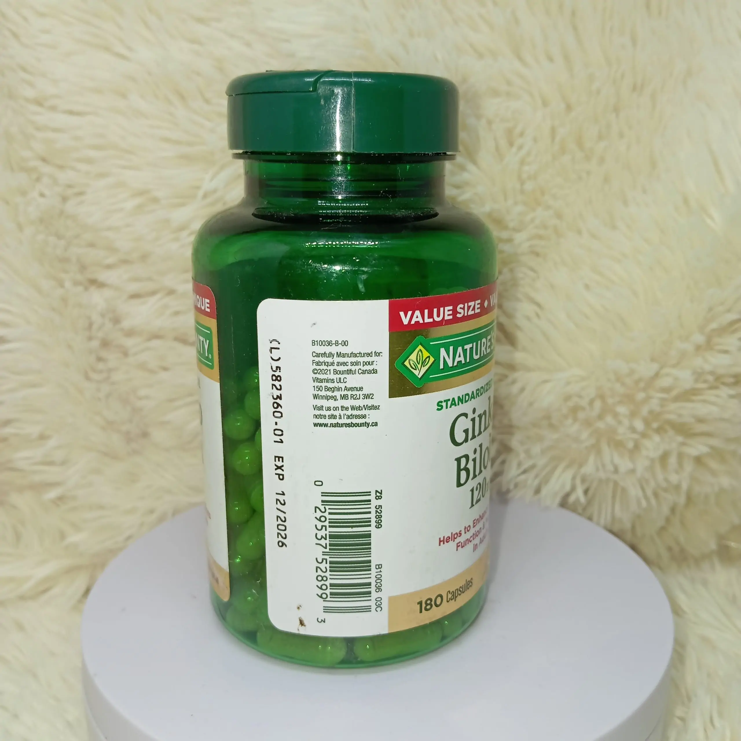 جینکو بیلوبا نیچرز بونتی 120 میلی گرم 180 عدد