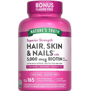 تقویت کننده ناخن پوست و مو نیچرز تریث Nature's Truth Hair, Skin & Nails