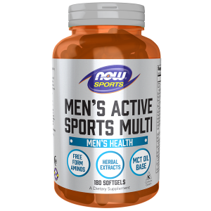 مولتی ویتامین مردانه ناو 180 عدد Now Men's Active Multi