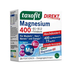 پودر منیزیم 400 و ویتامین گروه ب تاکسوفیت 20 عدد