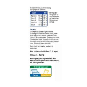 پودر منیزیم 400 و ویتامین گروه ب تاکسوفیت 20 عدد