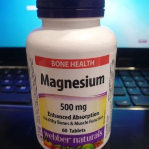 منیزیم وبر نچرالز 500 میلی گرم 60 عدد Webber Naturals Magnesium