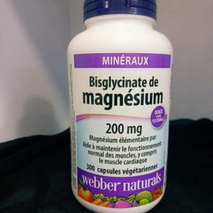 منیزیم بیس گلیسینات وبر نچرالز 200 میلی گرم 300 عدد