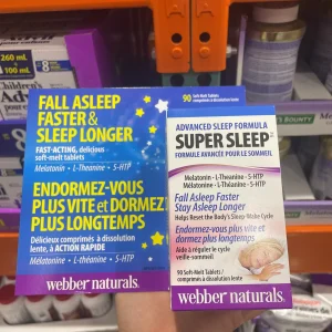 تقویت کننده خواب سوپر اسلیپ وبر نچرالز 90 عدد