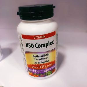 ویتامین ب کمپلکس وبر نچرالز Webber Naturals Vitamin B50 Complex