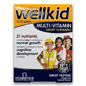 مولتی ویتامین کودکانه WELLKID ویتابیوتیکس کودکان 4 تا 12 سال
