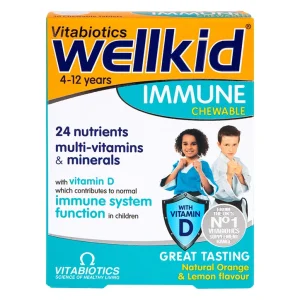 تقویت کننده سیستم ایمنی Wellkid Immune ویتابیوتیکس کودکان 4 تا 12 سال