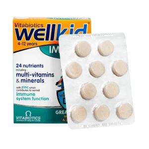 تقویت کننده سیستم ایمنی Wellkid Immune ویتابیوتیکس کودکان 4 تا 12 سال