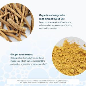 کپسول آشواگاندا یوتئوری 60 عدد Youtheory Ashwagandha 1000mg