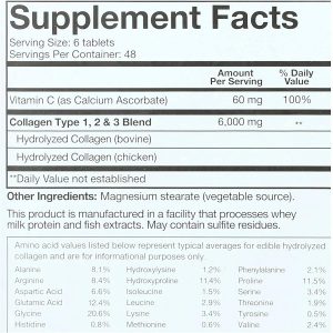 کلاژن یوتئوری 290 عدد Youtheory Collagen حاوی ویتامین C