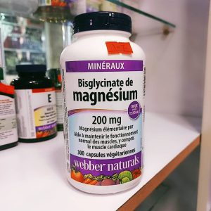 منیزیم بیس گلیسینات وبر نچرالز 200 میلی گرم 300 عدد