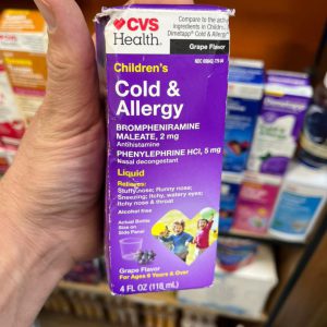 تسکین دهنده علائم سرماخوردگی و آلرژی سی وی اس هلث CVS Health Cold & Allergy