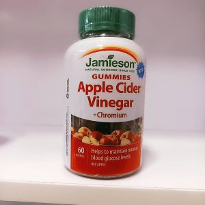 پاستیل سرکه سیب جمیسون حاوی کروم 60 عدد