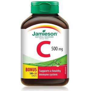 ویتامین سی جمیسون 500 میلی گرم 120 عدد Jamieson Vitamin C