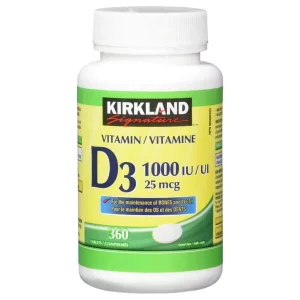 ویتامین دی کرکلند 2 قلو Kirkland Signature Vitamin D3 25mcg