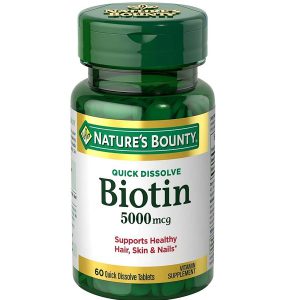 بیوتین نیچرز بونتی 5000 میکروگرم Nature s Bounty Biotin