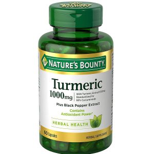 کپسول زردچوبه نیچرز بونتی 1000 میلی گرم 60 عدد Nature's Bounty Turmeric