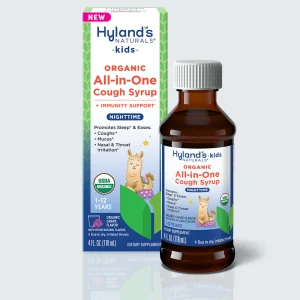 شربت سرفه شبانه کودکان ارگانیک هایلندز نچرالز Hyland's Naturals Organic Kids All-in-One Cough Syrup Nighttime