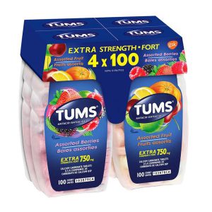 اکسترا استرانگ تامز 4 عددی Tums Extra Strength