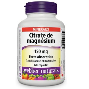 منیزیم سیترات وبر نچرالز 150 میلی گرم 120 عدد