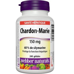 عصاره خار مریم وبر نچرالز 150 میلی گرم 240 عدد Webber Milk Thistle Extract