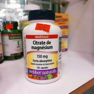 منیزیم سیترات وبر نچرالز 150 میلی گرم 120 عدد