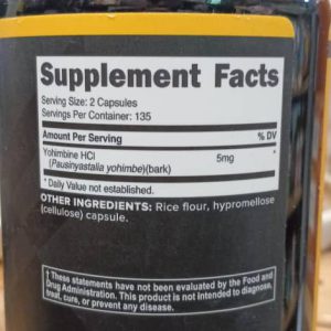 کپسول یوهمبین جکد فکتوری Jacked Factory Yohimbine