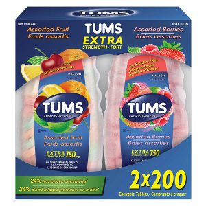 تسکین دهنده درد معده اکسترا استرانگ تامز Tums Extra Strength (2 عددی)
